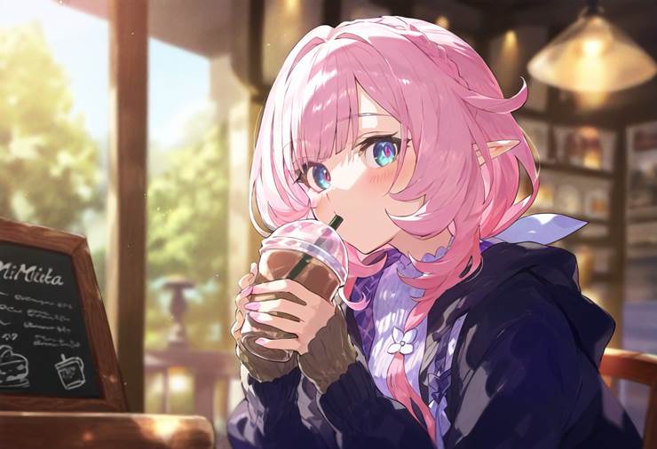 女孩子, Elysia, 崩坏3rd, Honkai Impact 3, Honkai: Star Rail, doujin, 爱莉希雅（崩坏3）, AI 画作