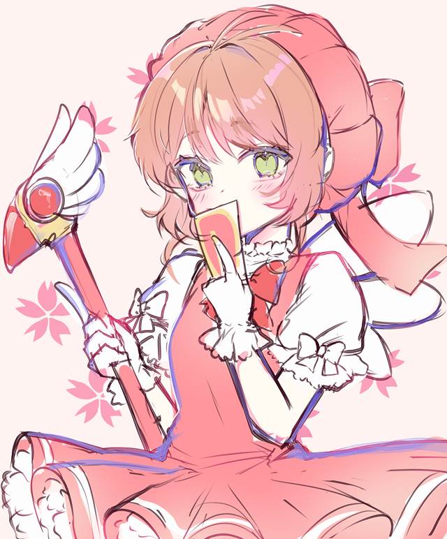 木之本樱, ccs, 魔卡少女樱, 草图, 女孩子