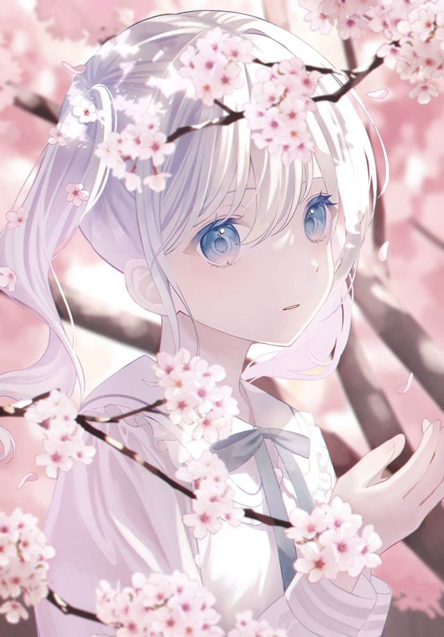 樱, spring, 原创, 女孩子, 原创, 花和女孩子, 原创100收藏