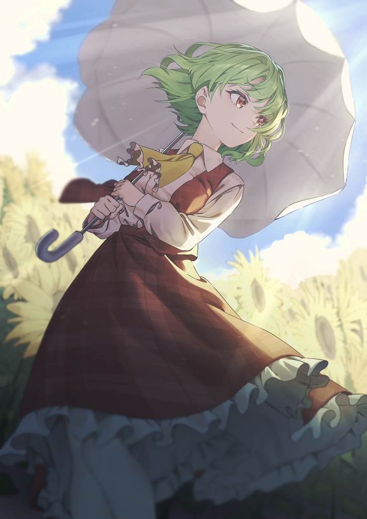 风见幽香, 东方, 东方Project, sunflowers