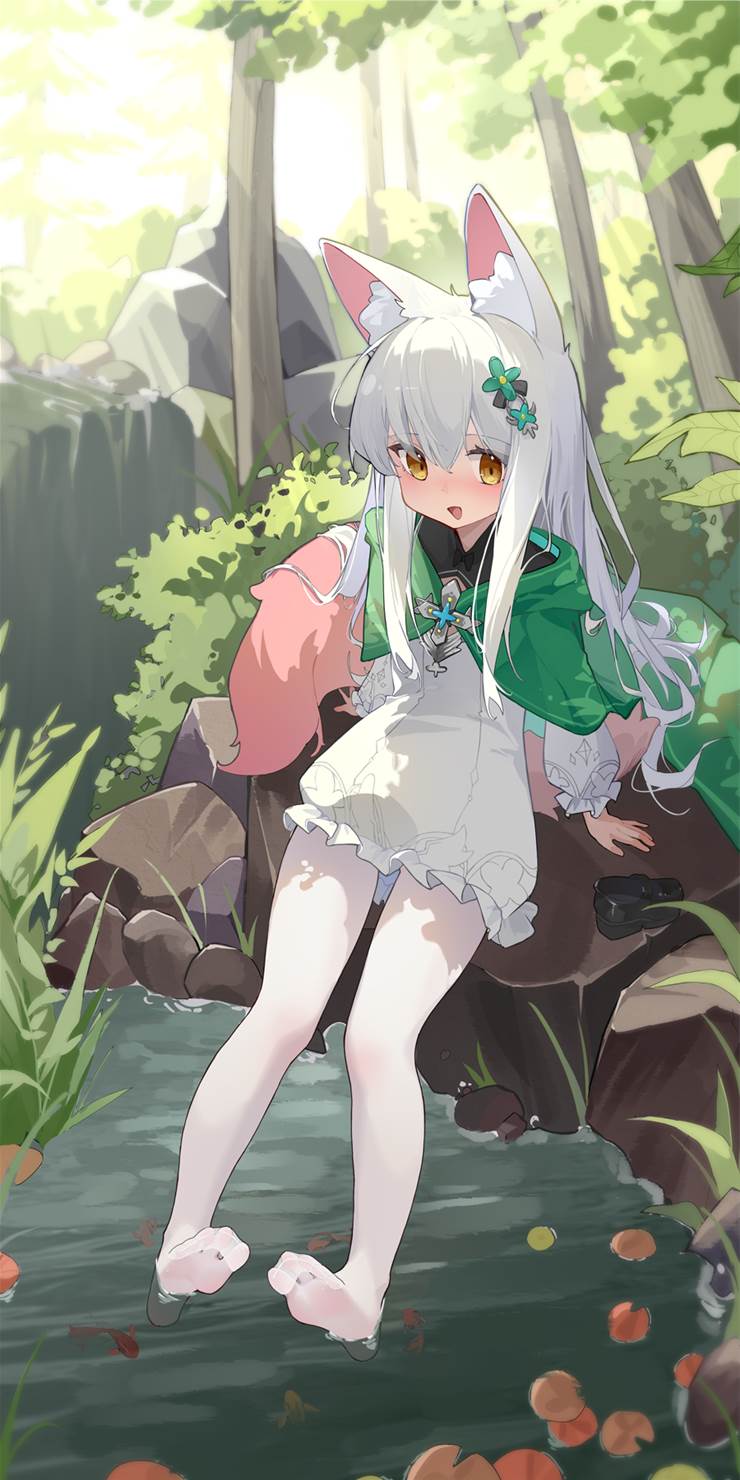 White silk pantyhose, loli, 白裤袜