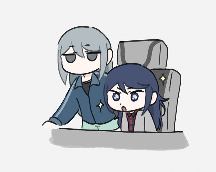 你看她们多呆萌啊_P站画师せんがぁん_ID14192806