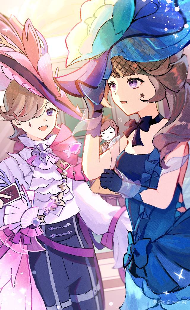 Lynette,Chiori,原神,Lyney图片