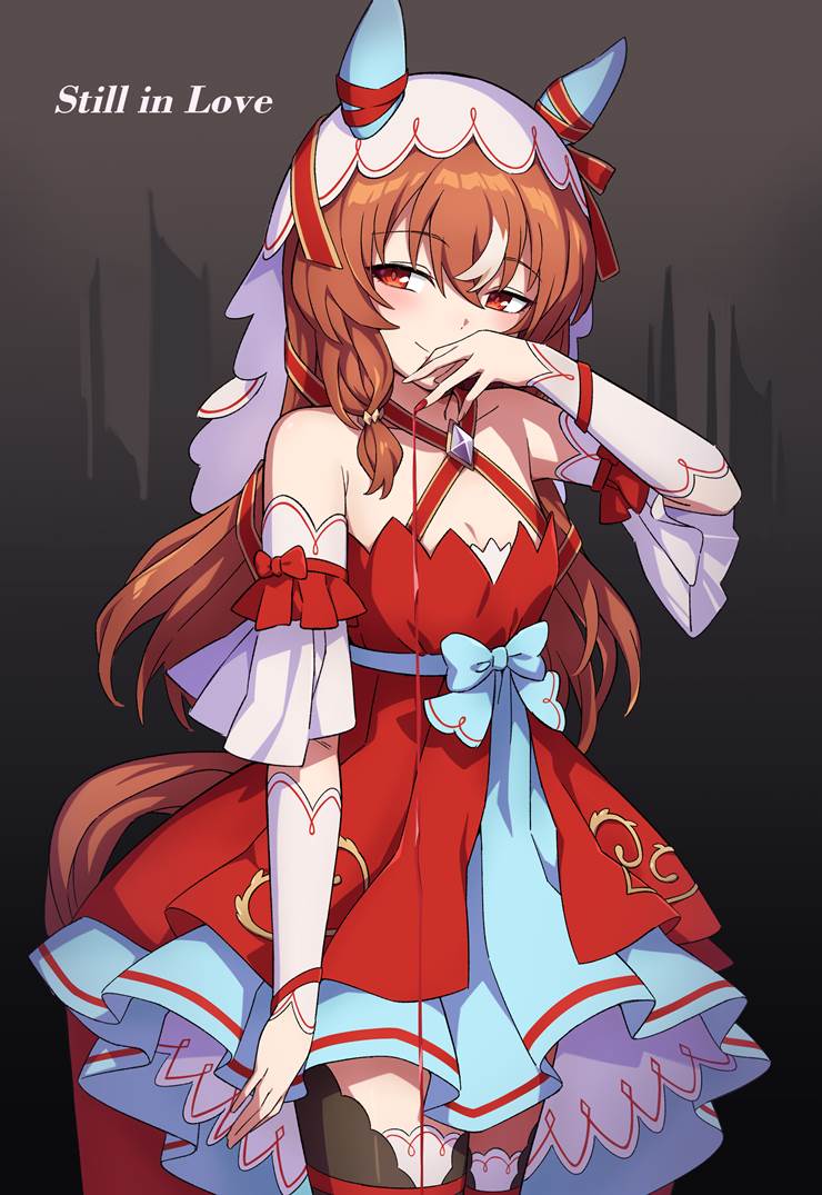 Uma Musume Pretty Derby, horse girl, Still in Love (Uma Musume), fan work, anime coloring, red string, yandere, Uma Musume Pretty Derby 500+ Bookmarks, Aigaomobaba