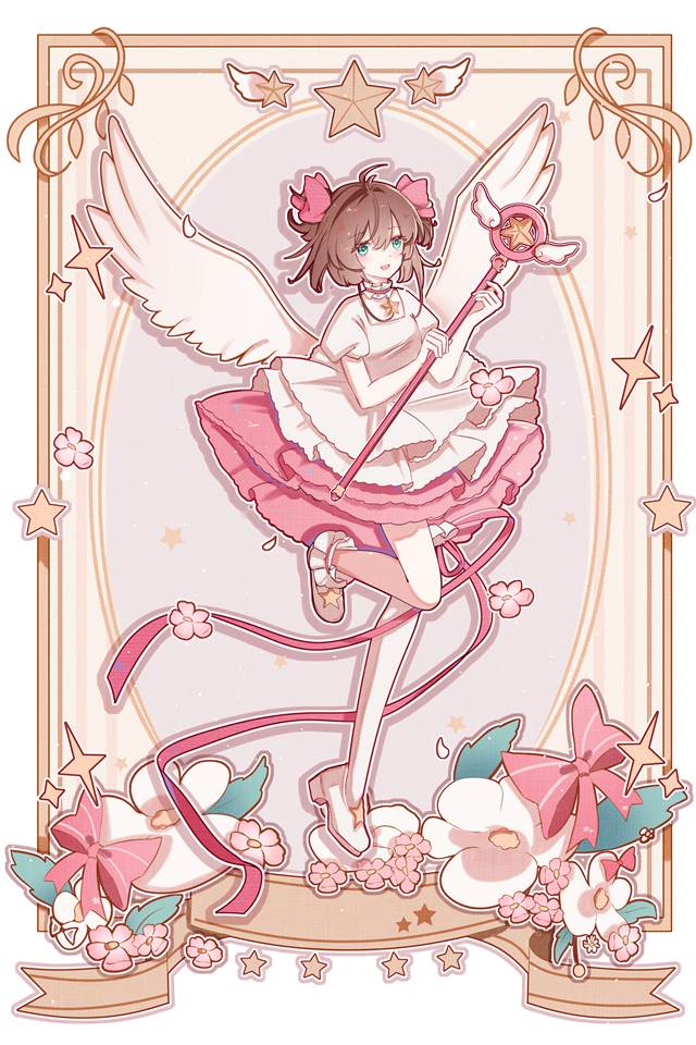 Card Captor Sakura, 魔卡少女樱, illustration, wallpaper, 女孩子, young girl, illustration