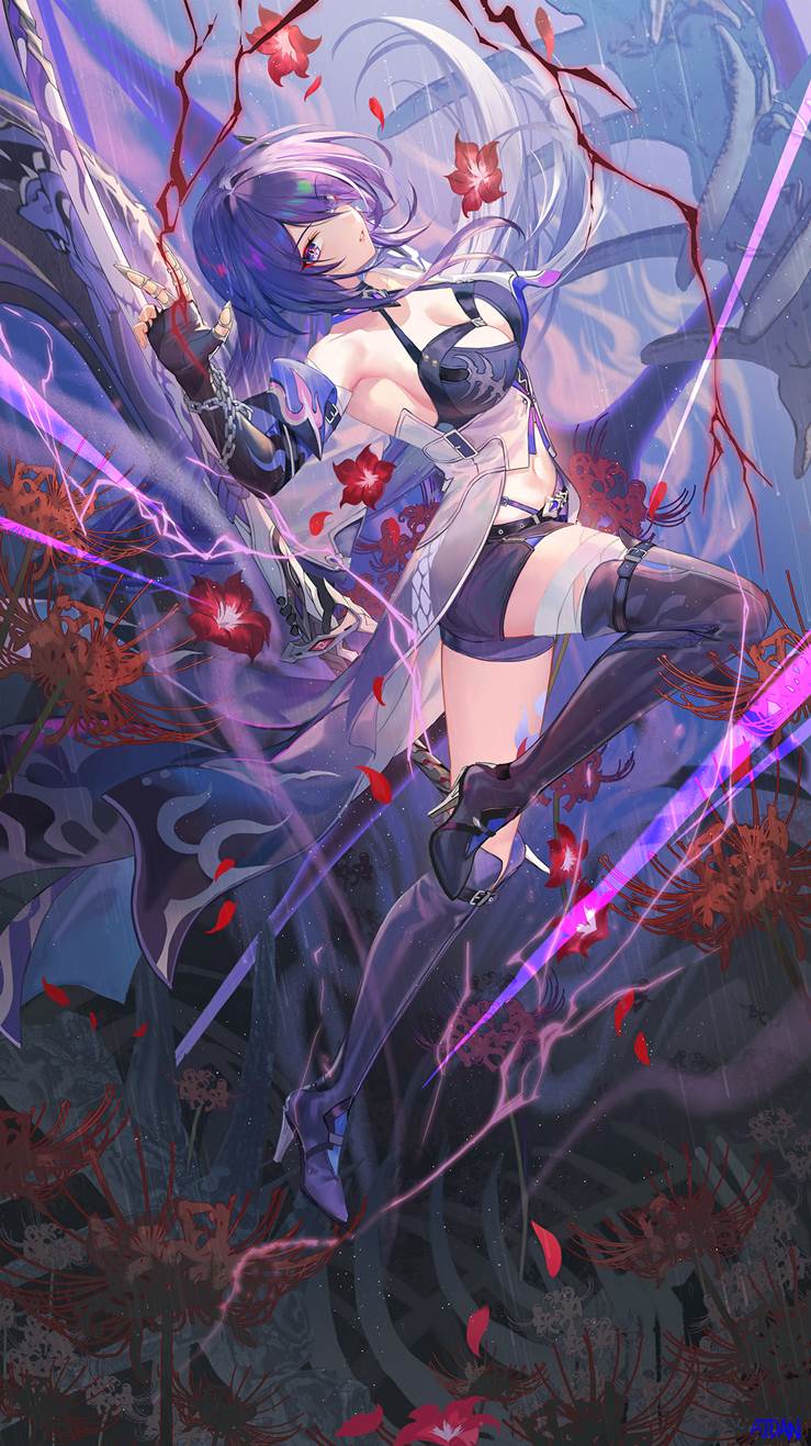 Honkai: Star Rail, thighs, Honkai: Star Rail 10000+ bookmarks, high heels, thigh-high boots