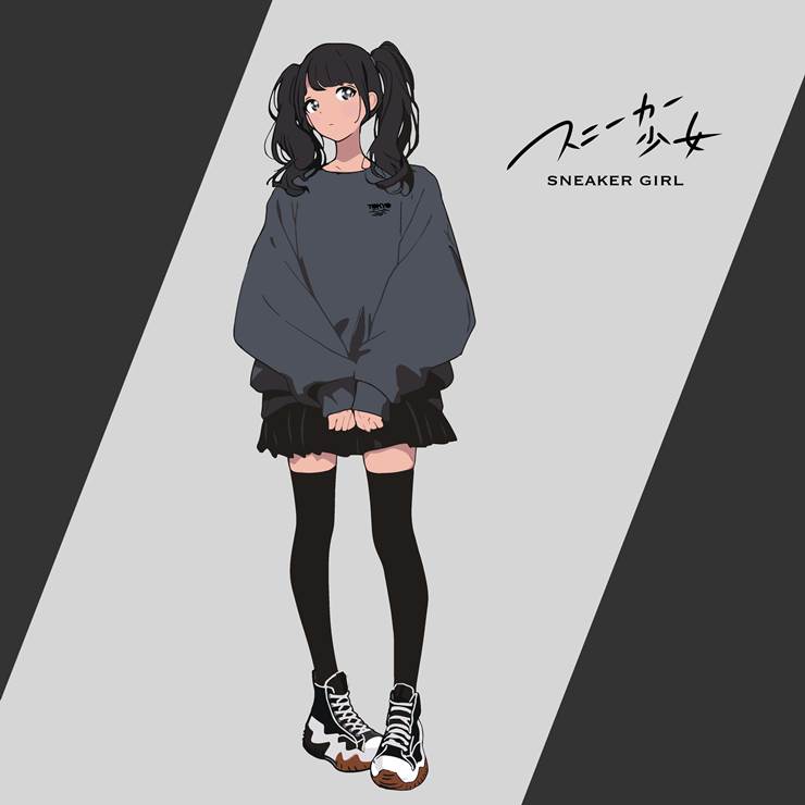 【スニーカー少女】CONVERSEKOREA|pixiv画师スニーカー少女Himkyo的运动鞋插画图片