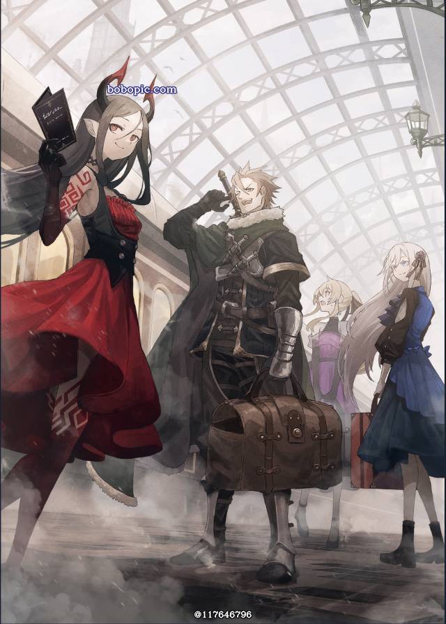 一张奇幻,轻小说,商业绘图绘画图片