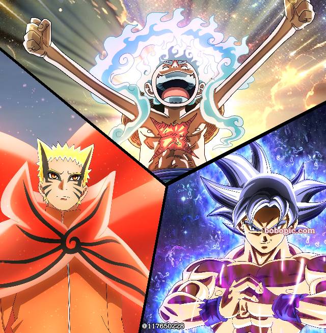 Monkey D. Luffy, 孙悟空（龙珠）, 漩涡鸣人