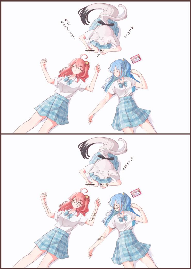 Hololive, Hoshimachi Suisei fanart, Suisei Hoshimachi, 樱巫女, 白上吹雪, 白上吹雪同人, Virtual YouTuber 1000+ bookmarks