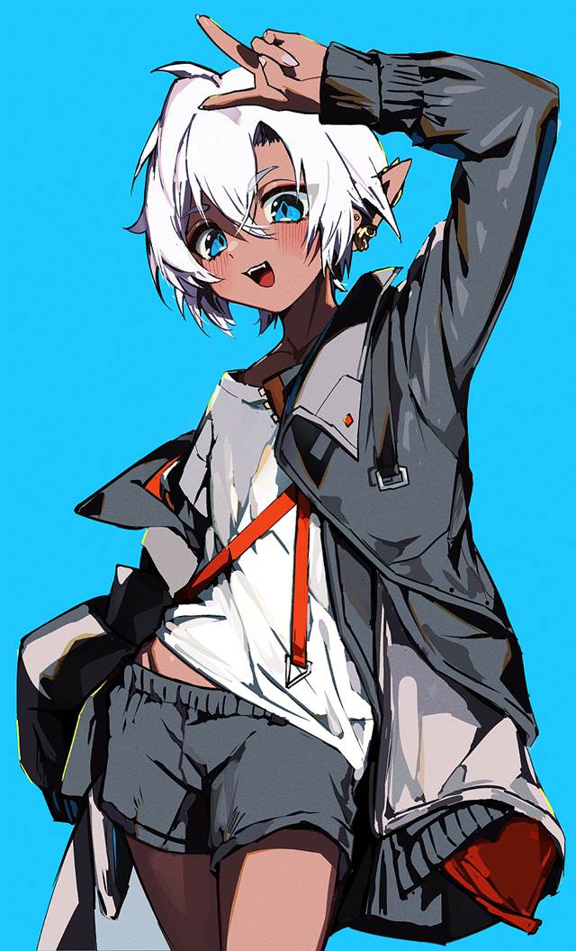 卖萌到极致的人物角色_P站画师夜八_ID27990544