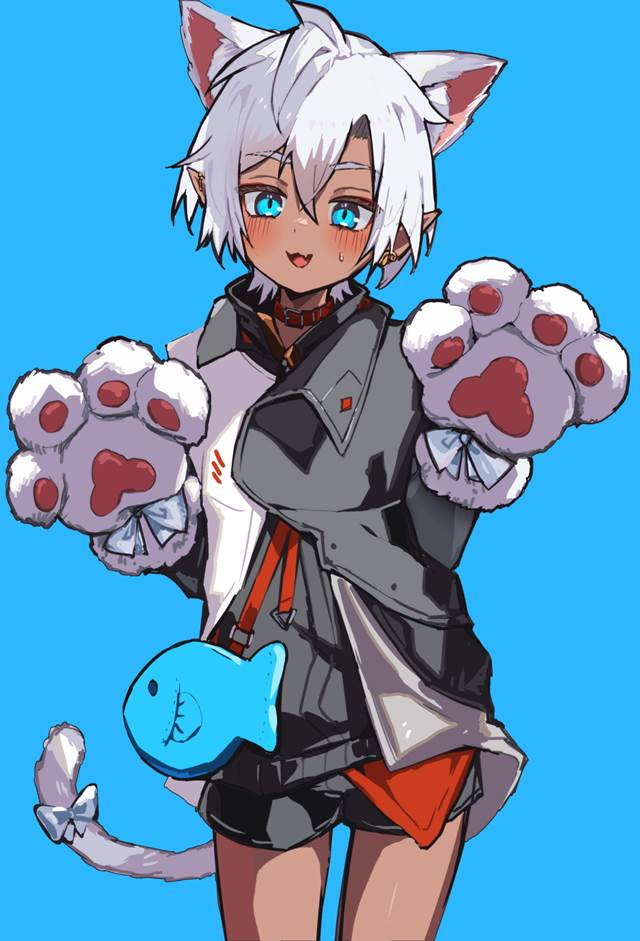 卖萌到极致的人物角色_P站画师夜八_ID27990544