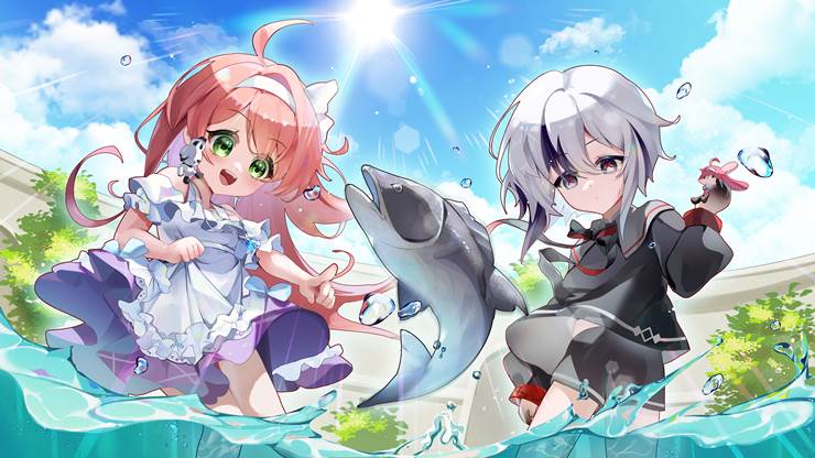 阿蕾奇诺 (原神), 青梅竹马, Genshin Impact, water surface, 原神100收藏