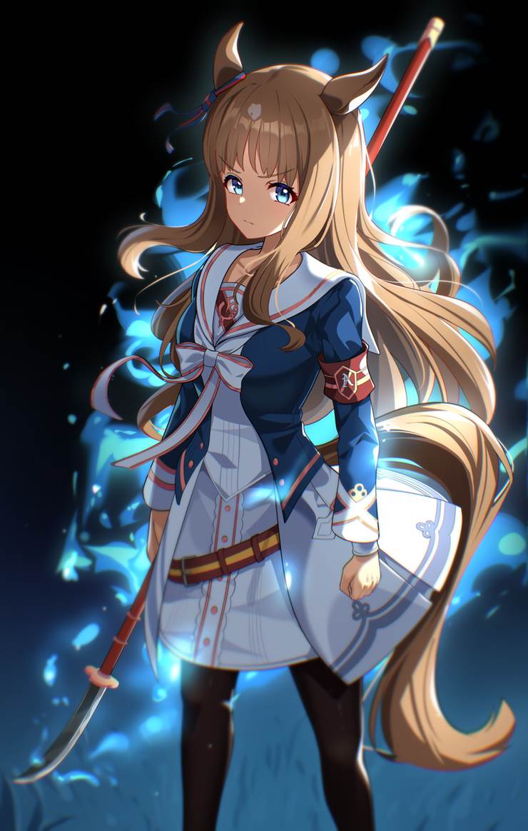 Grass Wonder (Uma Musume), 赛马娘Pretty Derby, 马娘, Naginata