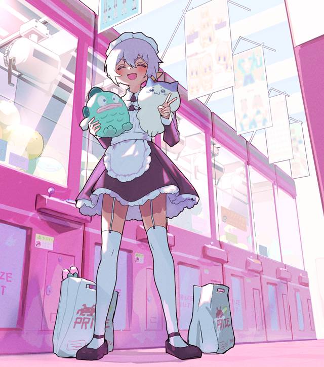 卖萌到极致的人物角色_P站画师夜八_ID27990544
