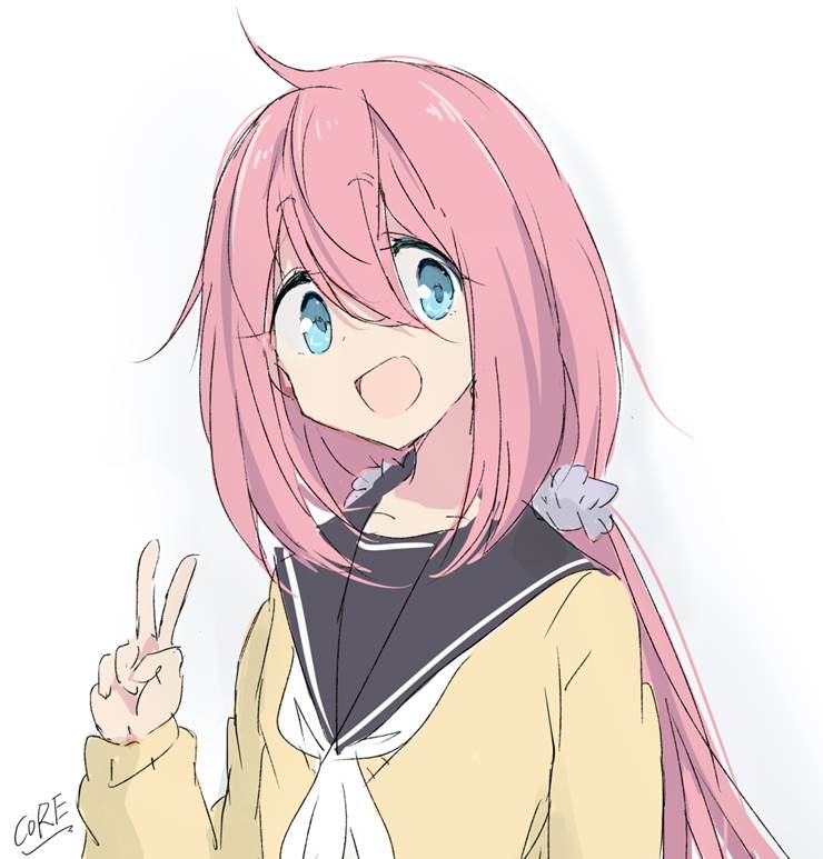 摇曳露营,制服,各务原抚子,女孩图片尺寸1229x1284 BoBoPic