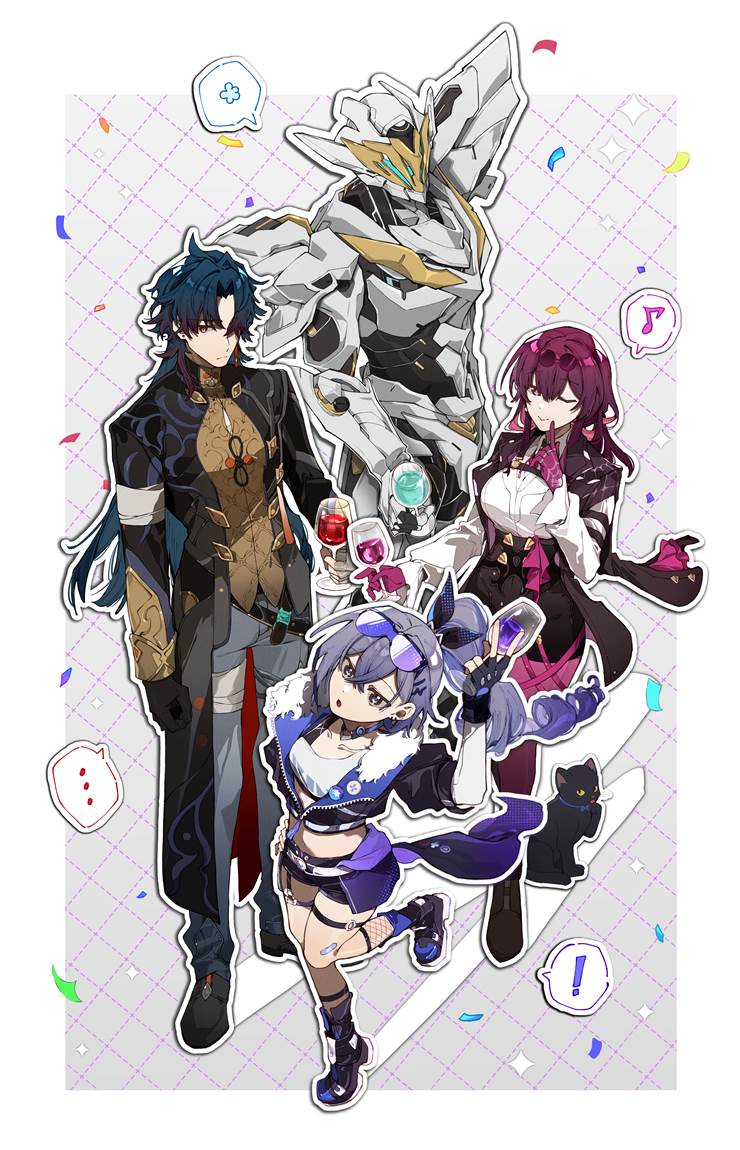 Honkai: Star Rail, 刃（星穹铁道）, 银狼（星穹铁道）, 卡芙卡（星穹铁道）, Sam (Star Rail), Honkai: Star Rail, 星核猎手, 崩坏：星穹铁道5000收藏