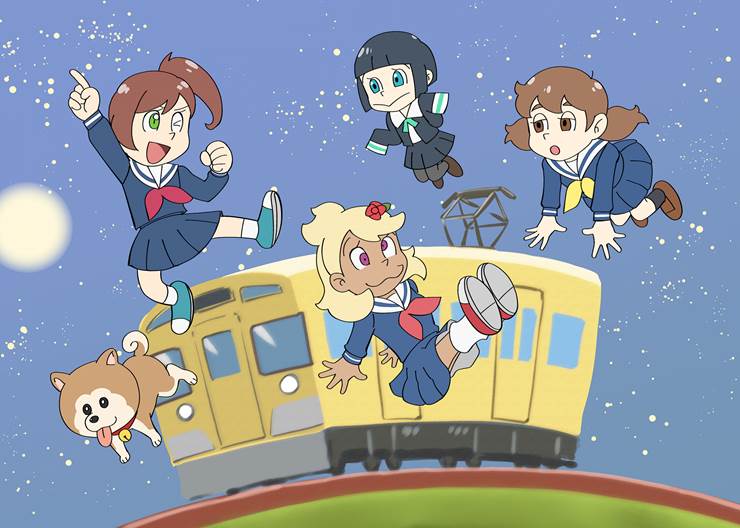 公路少女列车要素齐全，《末日列车去哪里》pixiv同人美图