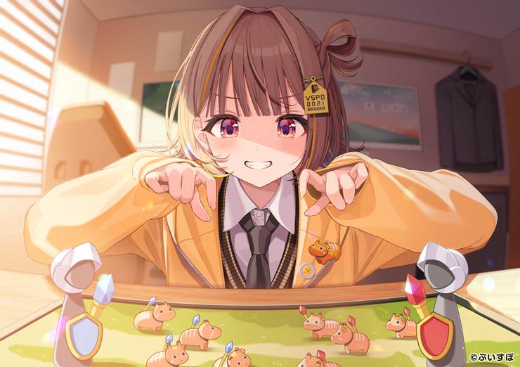 虚拟主播, Virtual eSports Project, 可爱, snaggleteeth girl, Virtual YouTuber 10000+ bookmarks