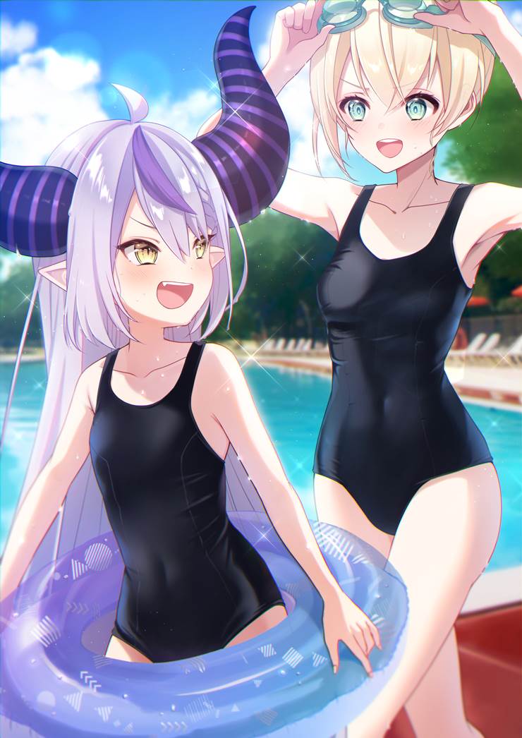 还敢说她们不可爱吗_P站画师紡木ヨビト作品集精选_ID890709