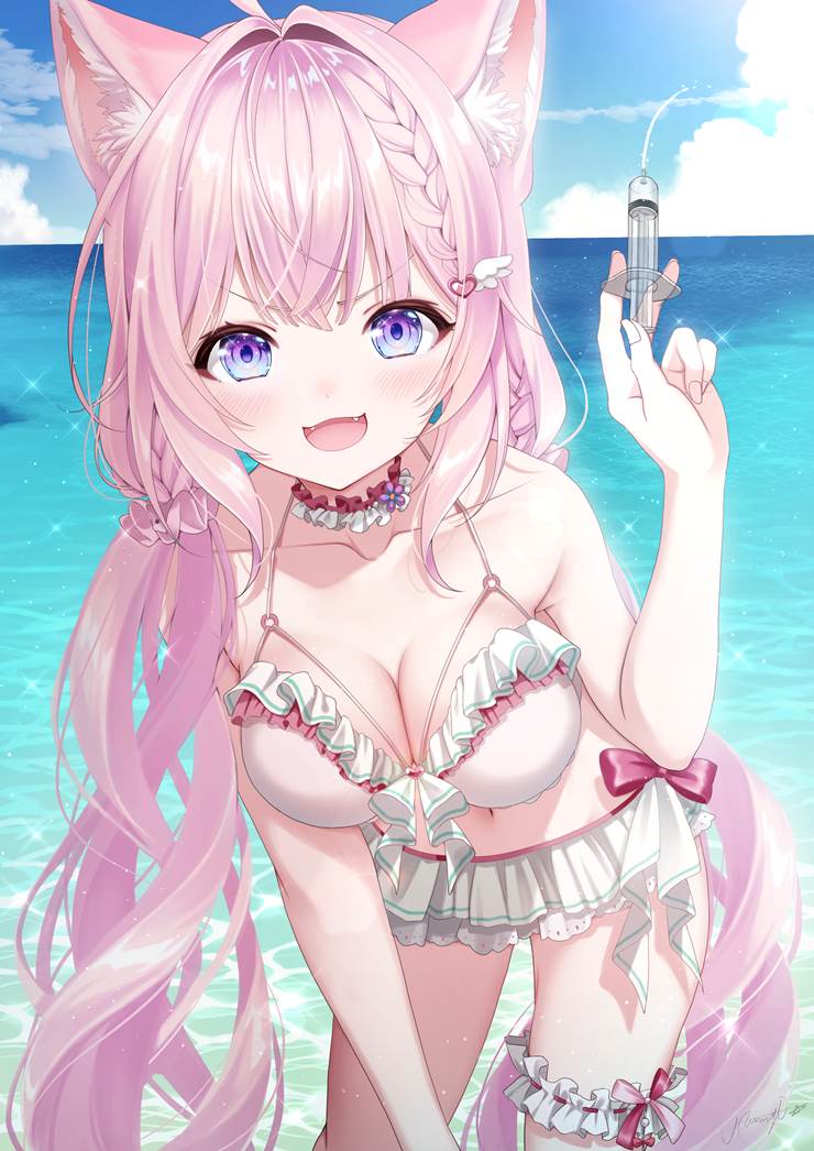 还敢说她们不可爱吗_P站画师紡木ヨビト作品集精选_ID890709