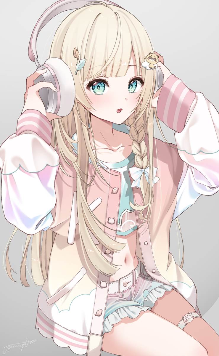 还敢说她们不可爱吗_P站画师紡木ヨビト作品集精选_ID890709
