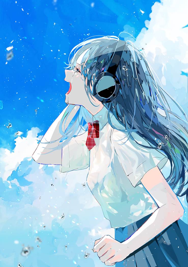 uniform, 女孩子, 原创, teary-eyed, 原创1000users加入书籤