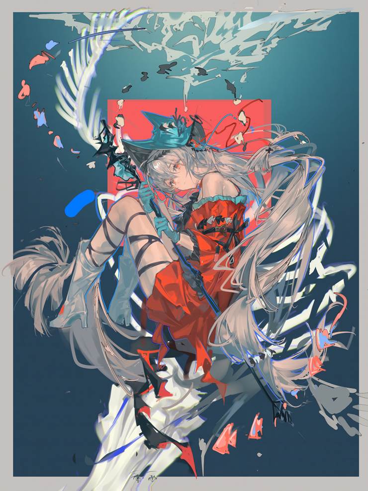 girl, illustration, Skadi (Arknights), Skadi the Corrupting Heart (Arknights), Arknights, Arknights, Skadi the Corrupting Heart, underwater