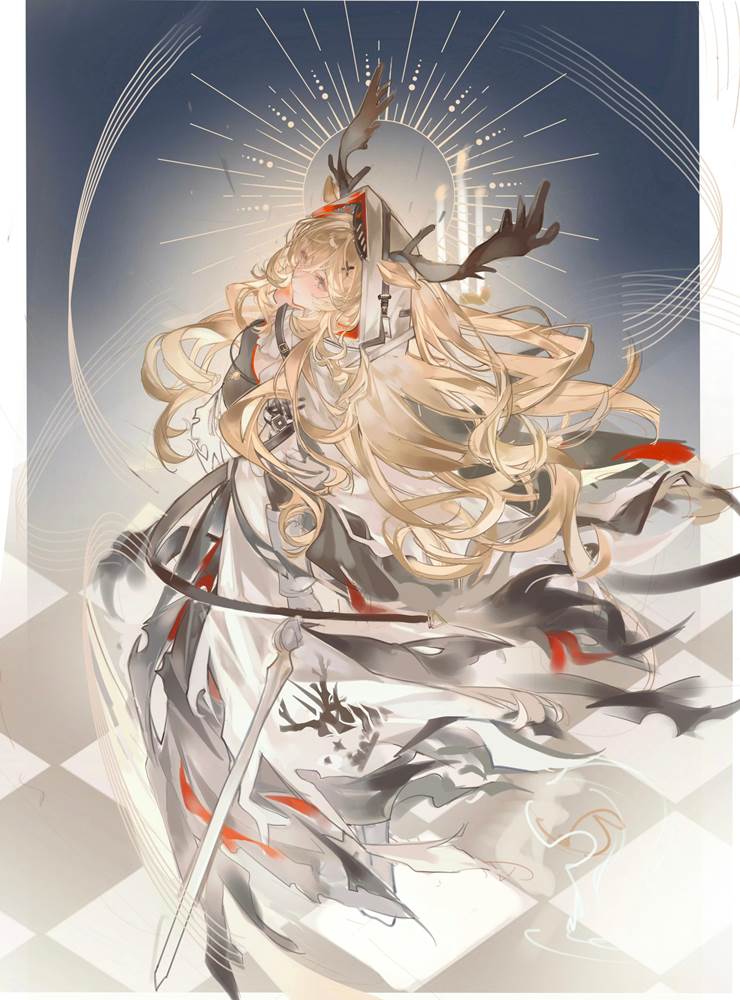 Arknights, 明日方舟, 插画, 女孩子, 薇薇安娜（明日方舟）, Viviana Droste (Arknights), Viviana, 回眸