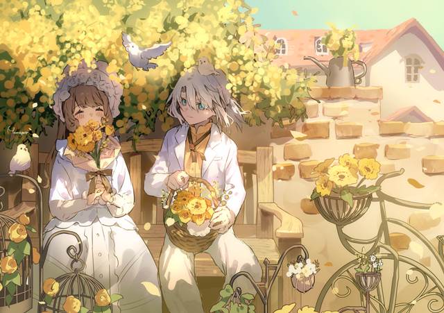每一张神仙颜值_P站画师めめっぽ作品分享