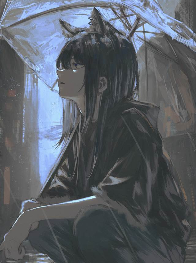 这冷淡风格的画风爱了_P站画师shiej007作品分享