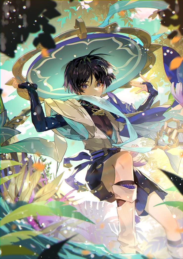 Genshin Impact, Jäger, Wanderer, 二次创作, Wanderer (Genshin Impact), 原神500收藏, 须弥, 原神1000收藏