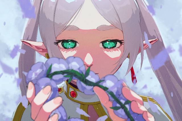 一张芙莉莲,葬送的芙莉莲绘画图片