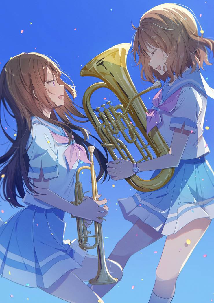 高坂丽奈, Kumiko Oumae, 吹响吧！上低音号, 久美子×丽奈, euphonium, 小号, 吹响吧！上低音号1000收藏