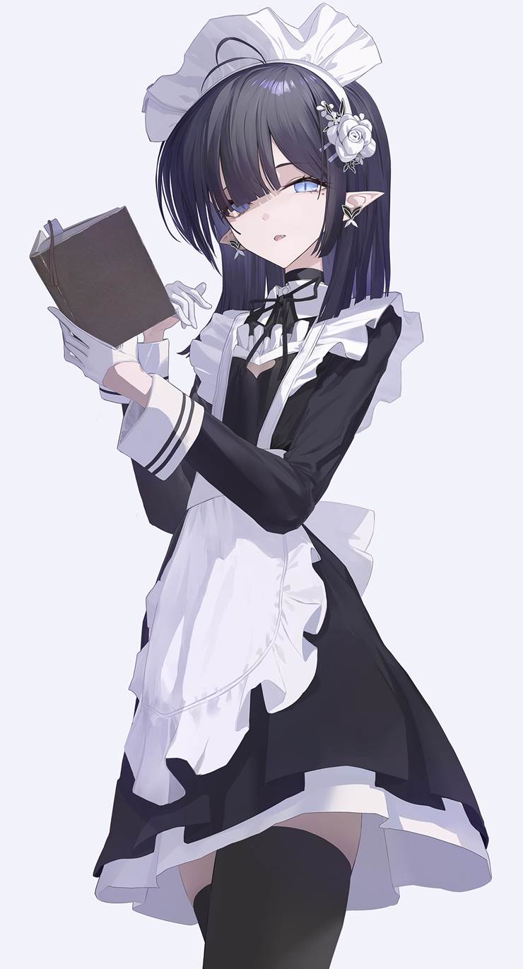 女仆 女仆,原创,original works,精灵耳, - モリチカシュウト'illustration - PixivBox