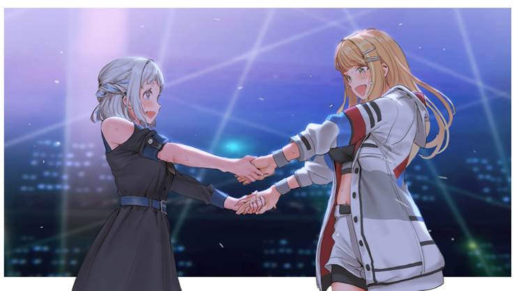 Gakuen IDOLM@STER, Sumika Shiun, Lilja Katsuragi, 偶像大师1000users加入书籤, yuri