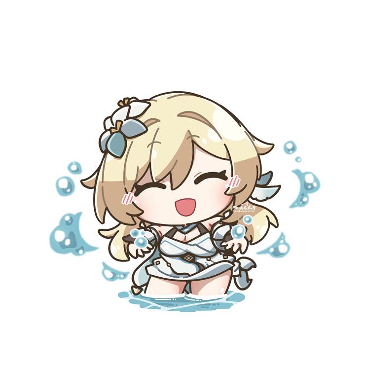 Genshin Impact, 萤（原神）, chibi, Q版, 原神1000收藏