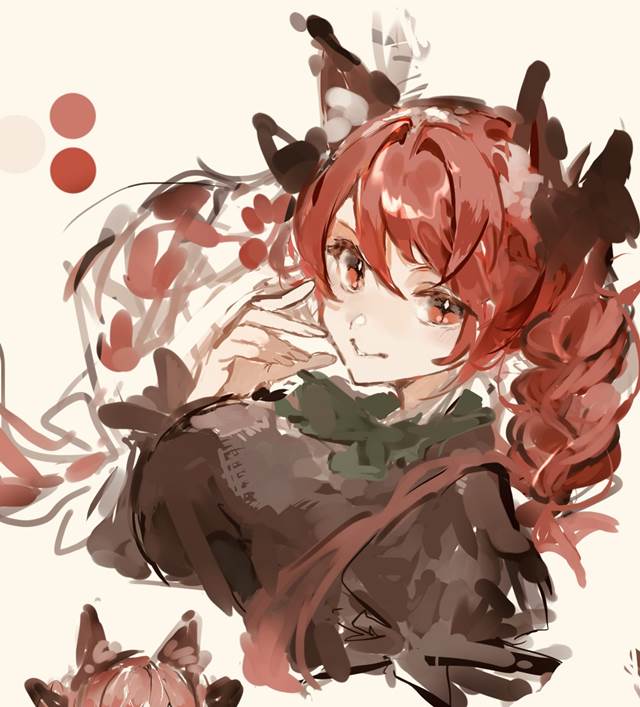 还是手绘的线条感强呢_P站画师ぽ_ID70169966