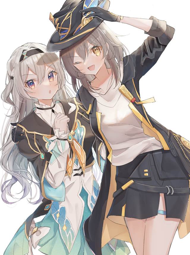 清纯又可爱的美少女们_P站画师yuuna_ID33064484