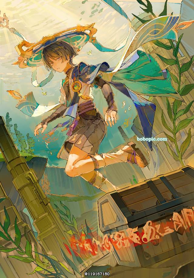 wanderer, Wanderer, Wanderer (Genshin Impact), 原神100收藏, Genshin Impact scenery