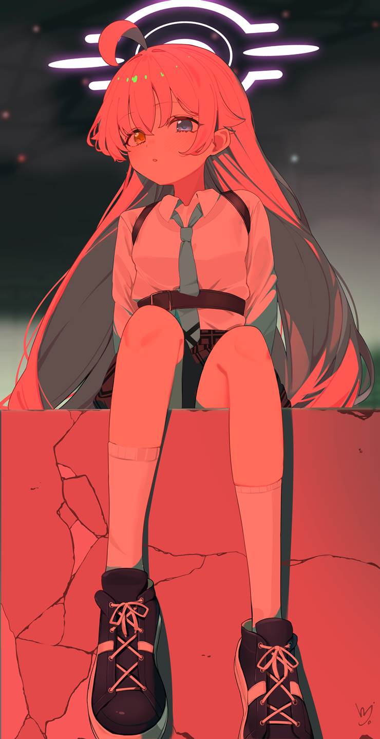一张蔚蓝档案,小鸟游星野绘画图片