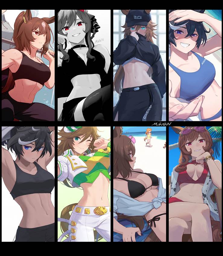 horse girl, Uma Musume Pretty Derby, Katsuragi Ace (Uma Musume), Sirius Symboli (Uma Musume), Gentildonna (Uma Musume)