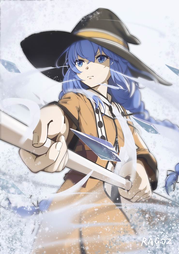 Mushoku Tensei, Mushoku Tensei, doujin, 女孩子, 异世界, 洛琪希·米格路迪亚, 魔术师