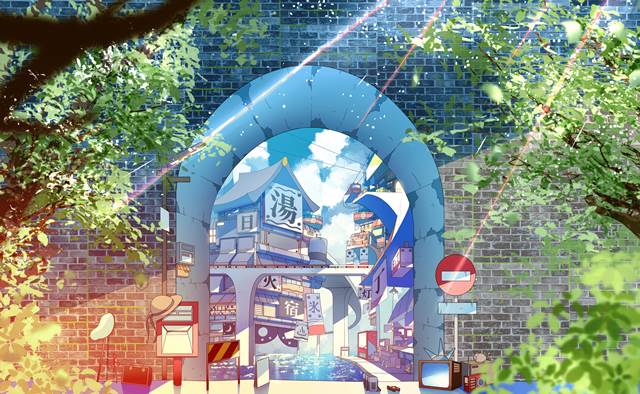 别样的风景投稿作品_P站画师六番作品分享