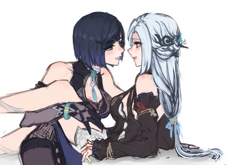 Yelan, Shenhe, Genshin Impact, Frostflower Dew