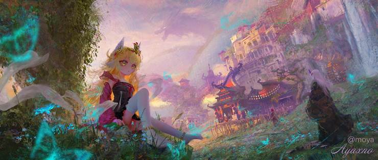 风景, background, 萝莉, scenery, Chinese style