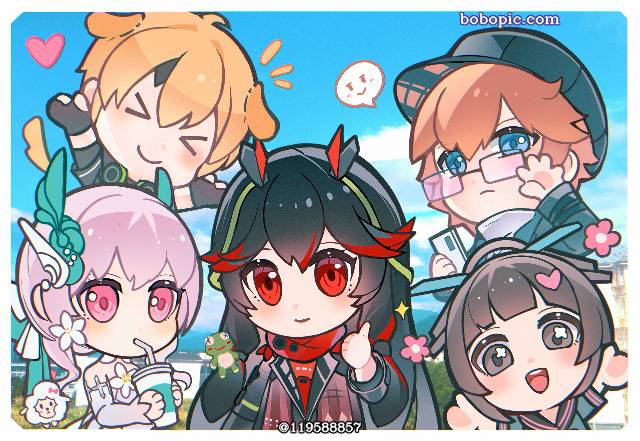 Punishing: Gray Raven, 战双帕弥什, Lucia, Liv, Nanami, chibi