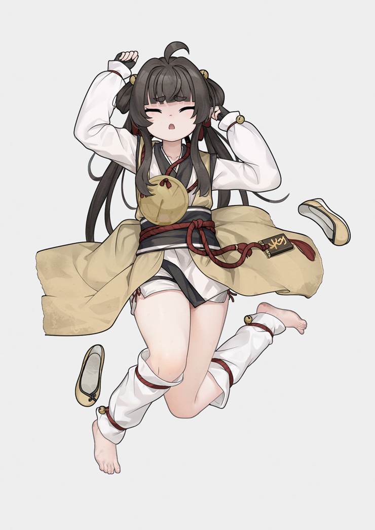 赤脚, 原创, original works, Chinese style, shoes without stockings