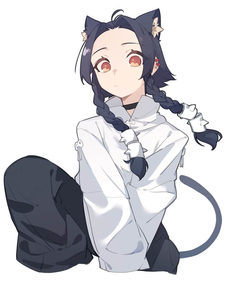 一张我家孩子,猫耳绘画图片