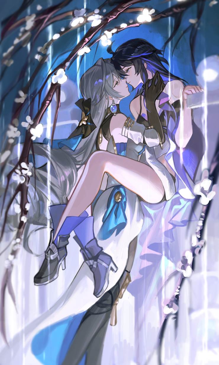 Honkai: Star Rail, Honkai: Star Rail, Seele (Star Rail), Bronya Rand, Bronya/Seele, yuri, Seele/Bronya